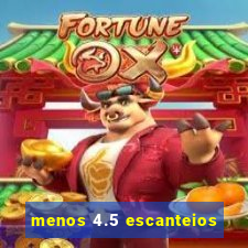 menos 4.5 escanteios